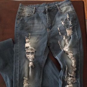ripped jeans